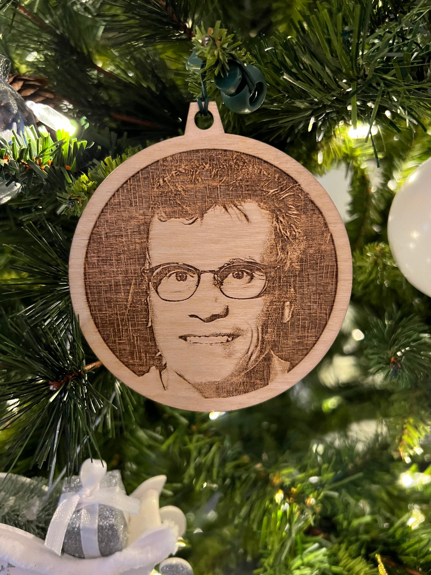 Custom Engraved Photo Ornaments