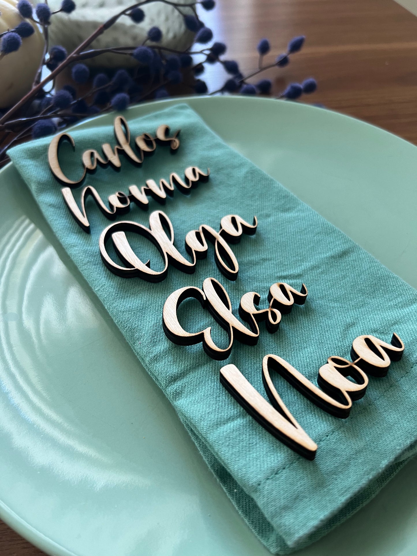 Custom Name Cutouts