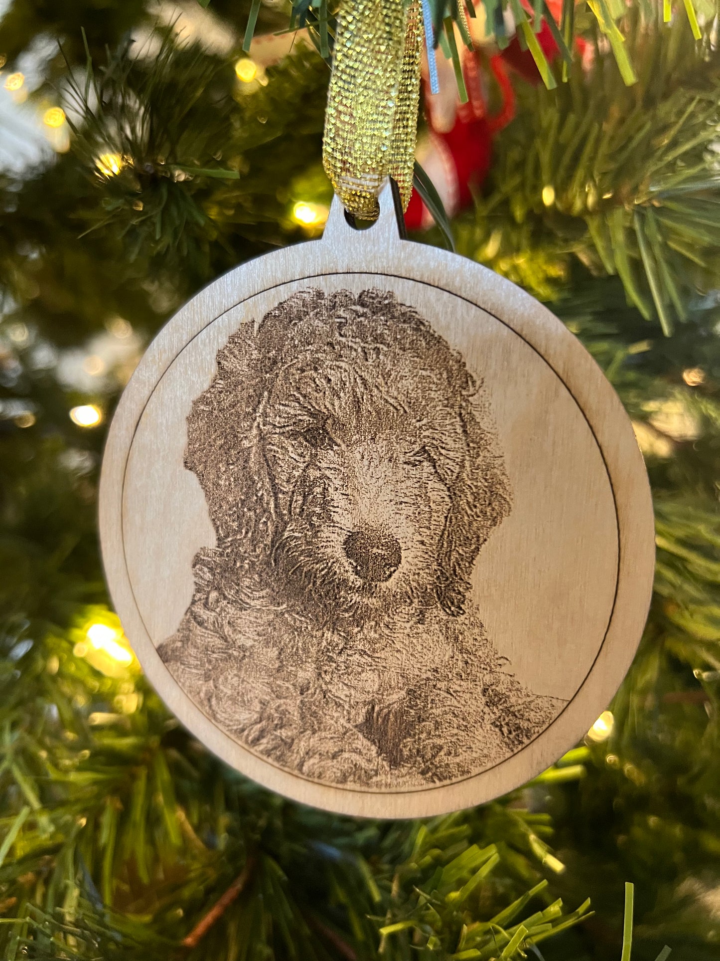 Custom Engraved Photo Ornaments