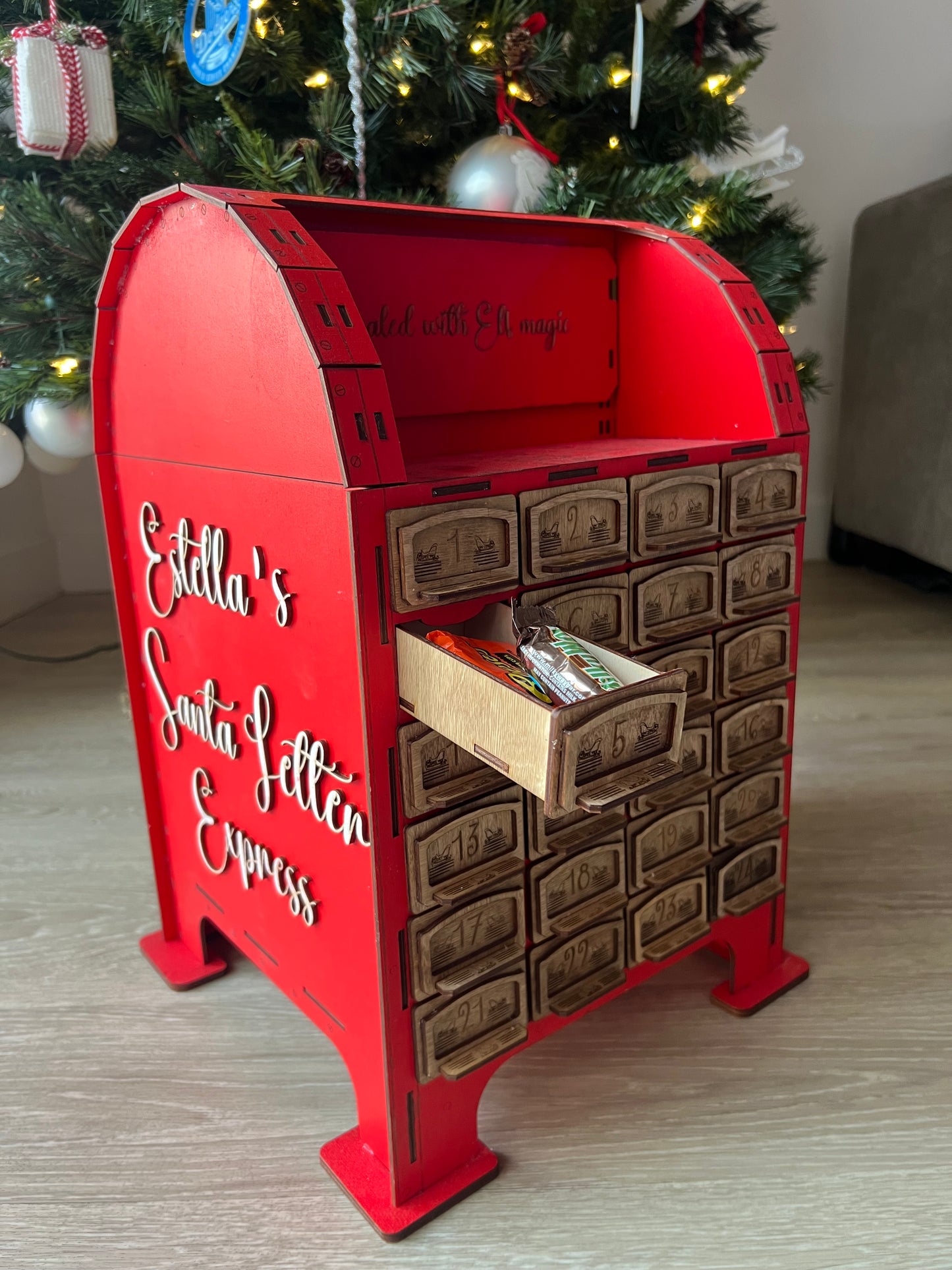 Personalized Mailbox Advent Calendar