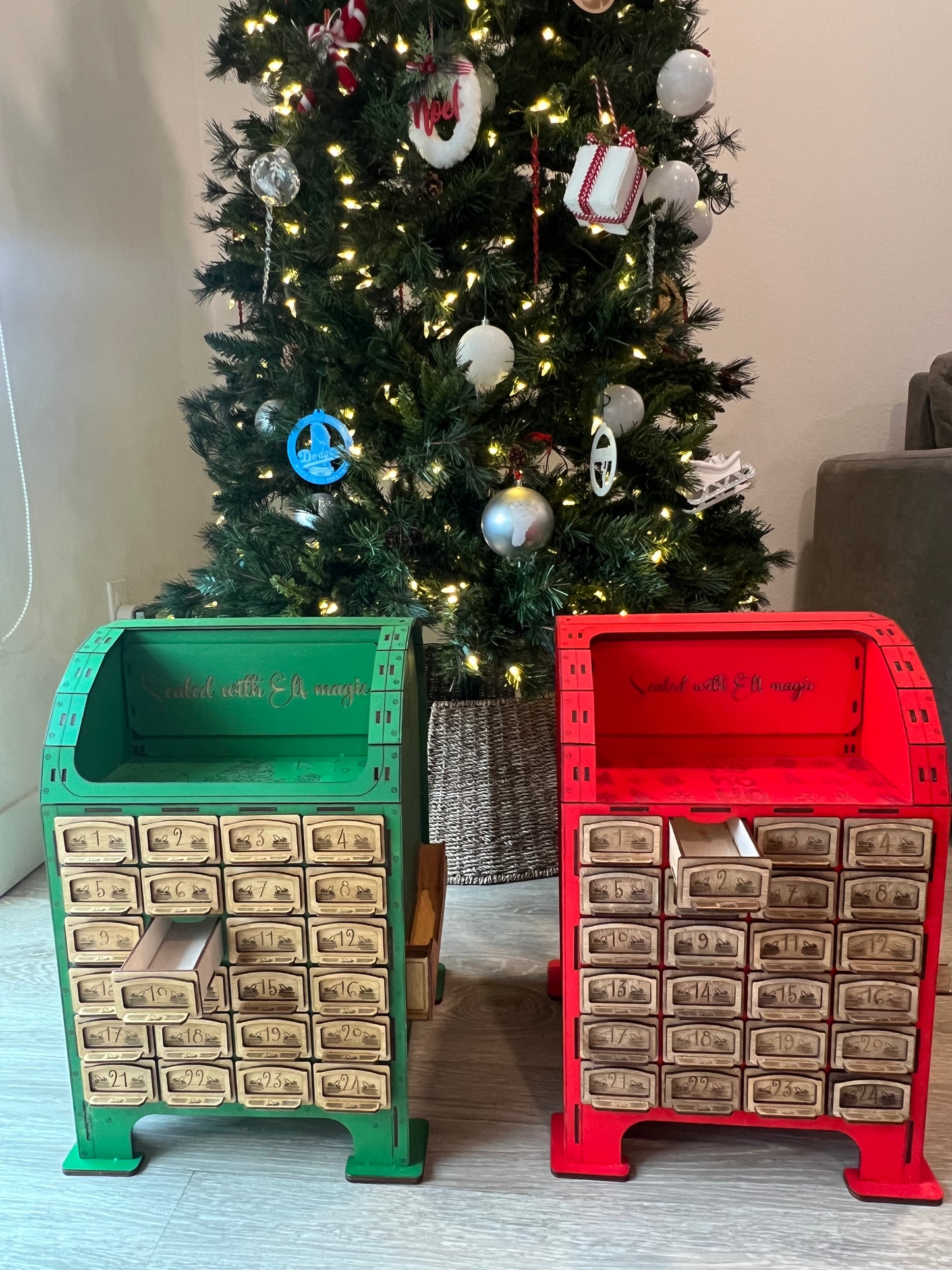 Personalized Mailbox Advent Calendar
