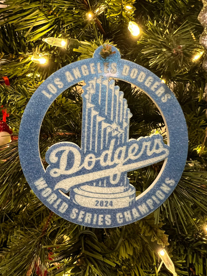 Los Angeles Dodgers' World Series Ornament