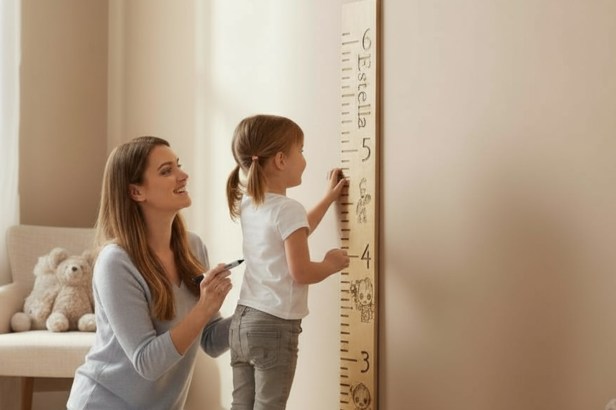 Custom Wooden Height Growth Chart