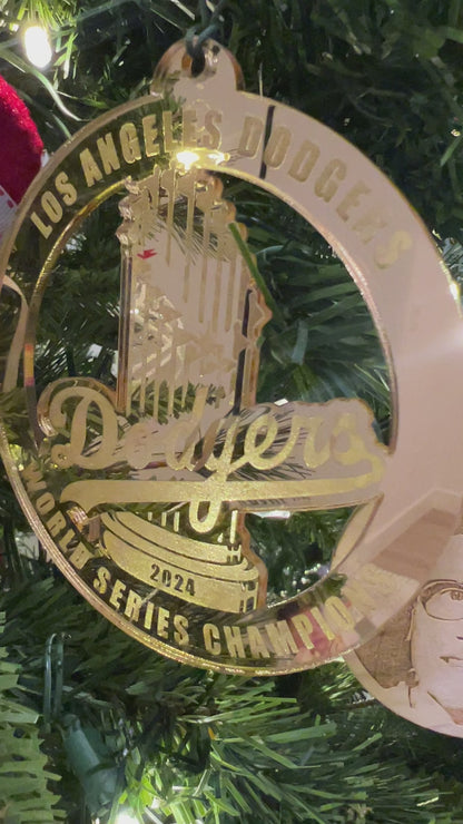 Los Angeles Dodgers' World Series Ornament